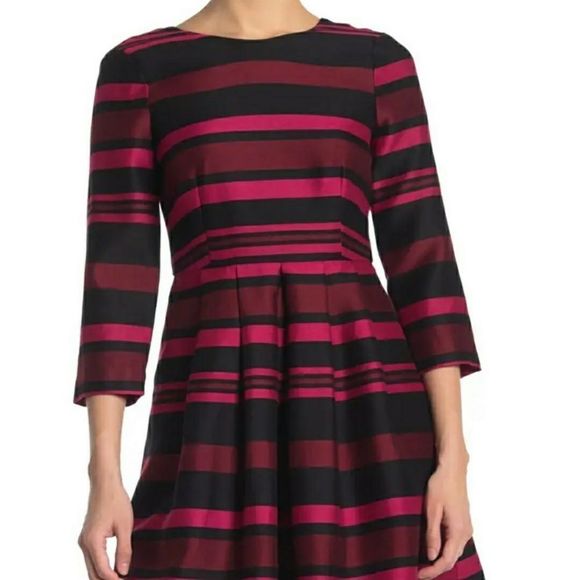 Draper James Collection Cabernet Stripe Dress - Picture 4 of 14